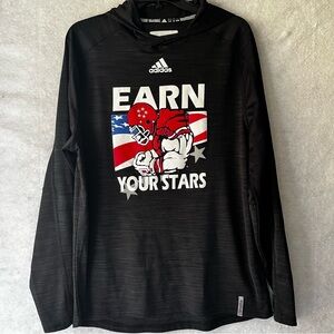 Adidas Climalite Mens Lightweight Pullover Hooded Jersey Size Medium